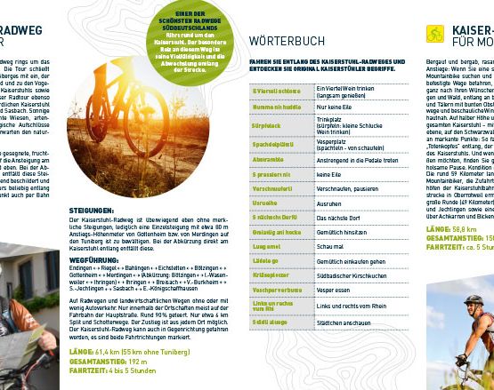 Ausflugsziele - vorgeschlagen vom Hotel - Gasthaus Krone in Bötzingen